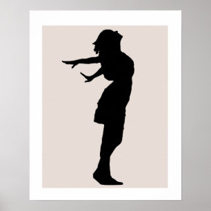 Poster Menina Arte Bonita Cartaz