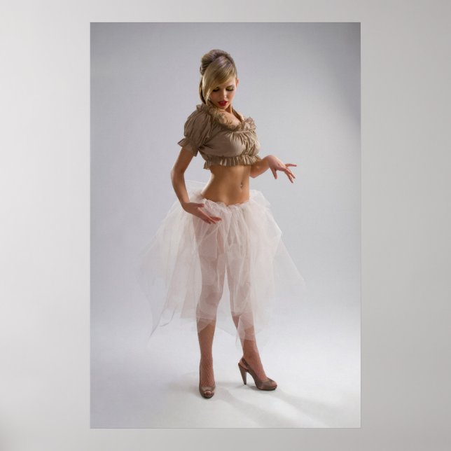 Póster Menina atrativa (Frente)