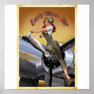 Poster Menina B-17