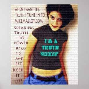 PÓSTER MENINA BONITO TRUTHSEEKERS