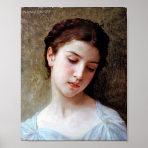 Poster Menina, Bouguereau