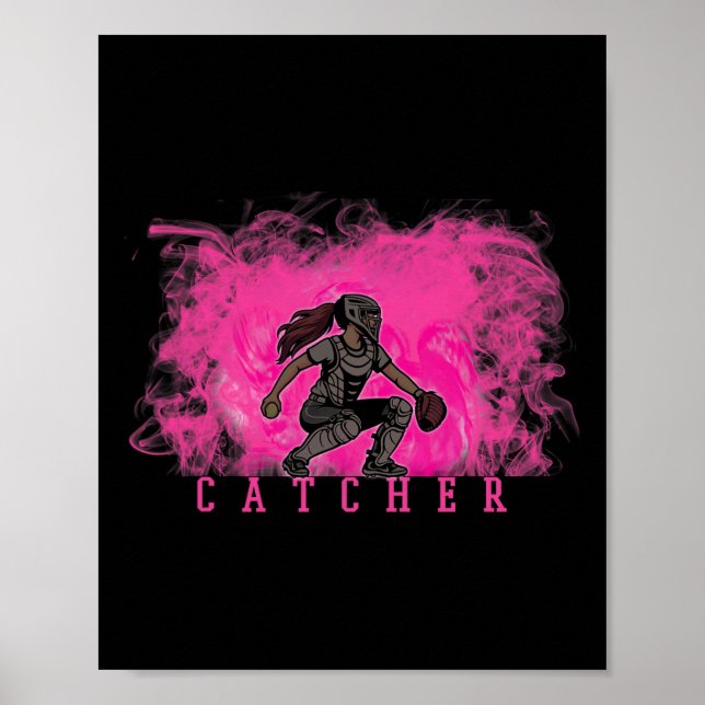 Poster Menina Capturadora de Softll em Engrenagem com Fum (Frente)