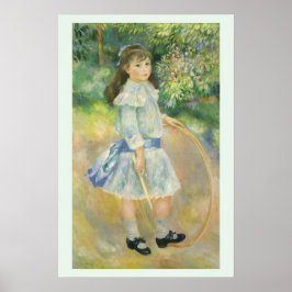 Póster Menina com Arco por Pierre Renoir, Arte Fino Antig