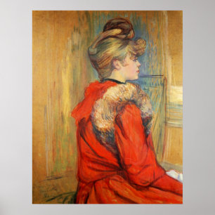 Poster Menina com pele por Toulouse-Lautrec