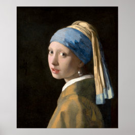 Poster Menina com um Brinco de Pérola | Johannes Vermeer