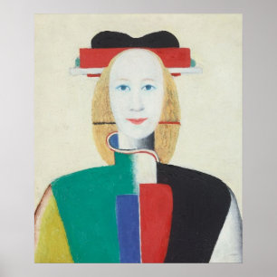 Poster Menina com um Pente no Cabelo