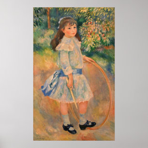 Poster Menina com uma aro