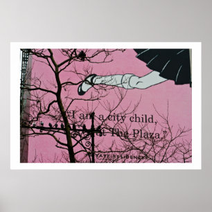 Póster Menina da cidade