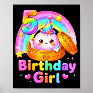 Poster menina de 5 anos de idade kawaii pastel anime 5