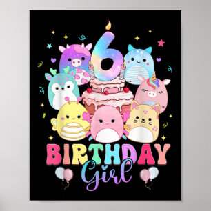 Poster Menina de 6 anos de idade no Squish Squad Mallow 6