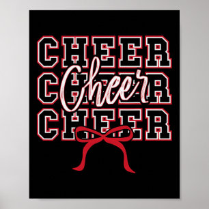 Poster Menina de arco vermelho esporte porriste porrismo