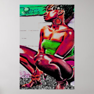 PÓSTER MENINA DE HAVANA, LIZ LOZ