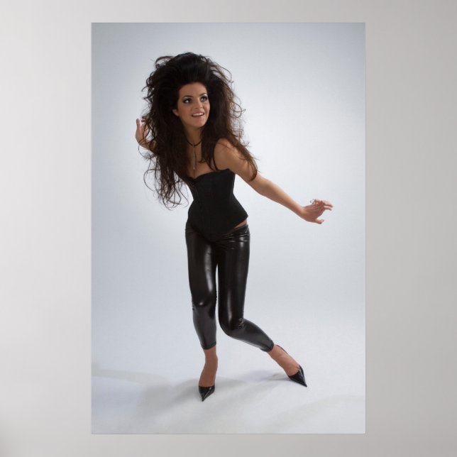 Póster Menina de preto (Frente)