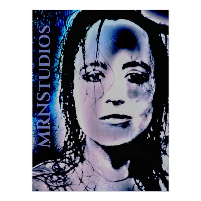 Póster Menina digital (Frente)