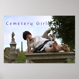 Poster Menina do cemitério