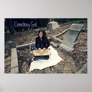 Poster Menina do cemitério
