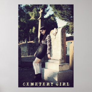 Poster Menina do cemitério