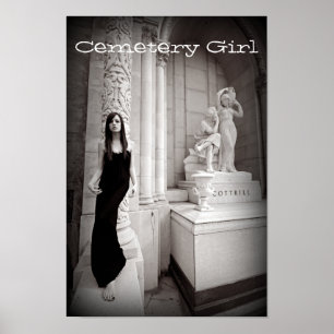 Poster Menina do cemitério