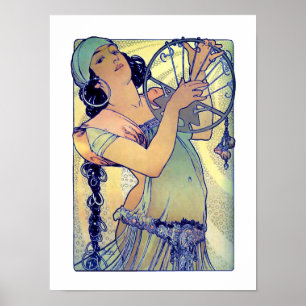 Poster Menina do cigano de Mucha
