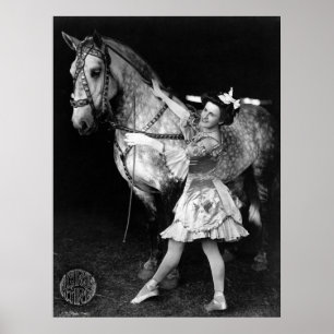 Póster Menina do circo: 1908