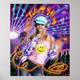POSTER MENINA DO DISCO