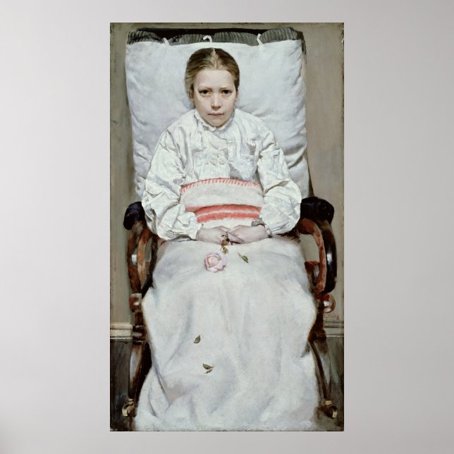 Póster Menina Doente (Frente)