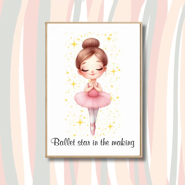 Poster Menina Estrela do Ballet  (Criador carregado)