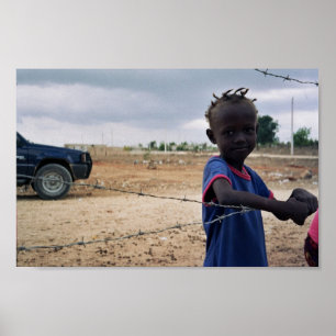 Póster Menina haitiana na República Dominicana