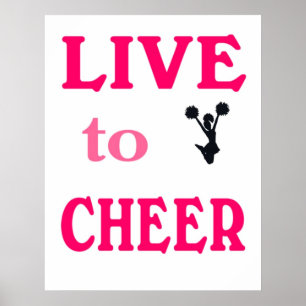 Poster Menina Home Cheerleading da decoração da parede 