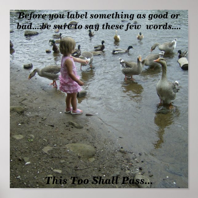 Póster Menina Inspiradora (Frente)