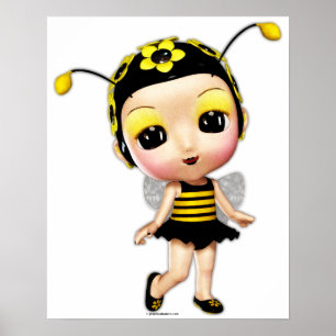 Poster Menina Lady Bumblebee