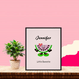 Póster Menina Melon