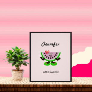 Póster Menina Melon