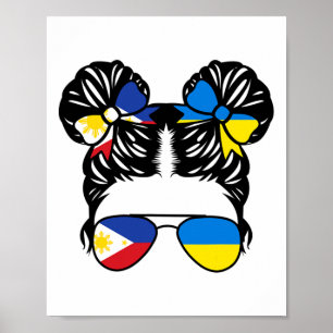 Poster Menina Metade Filipina Metade Ucraniana Filipinas