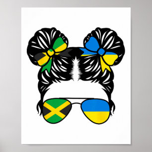 Poster Menina Metade Jamaicana Metade Ucraniana Jamaica C