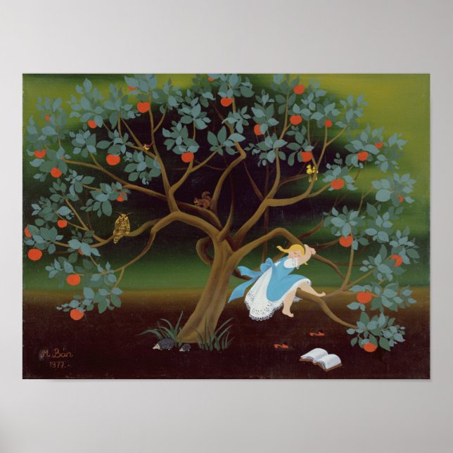 Póster Menina na Árvore dos Sonhos (Frente)