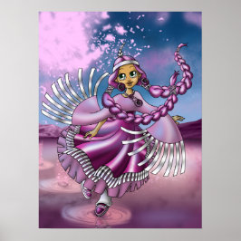 Poster Menina Nativa Americana