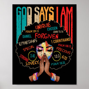Poster Menina Negra Diz Que Sou A Mãe Da História Da Mela