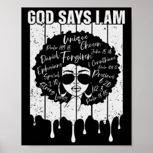 Poster Menina Negra Diz Que Sou A Mãe Da História Da Mela