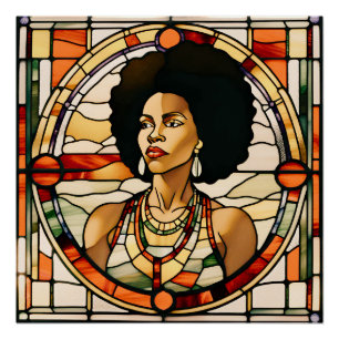 Póster Menina negra melanina irmã rainha rainha mãe irmã