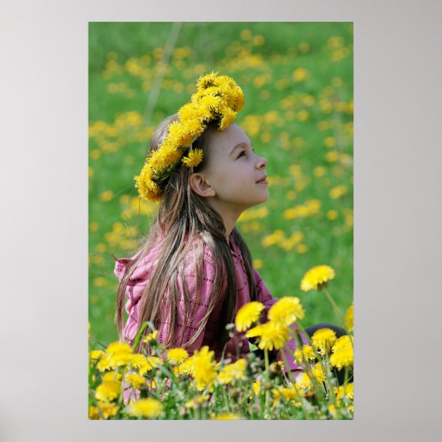 Poster Menina no verão. (Frente)