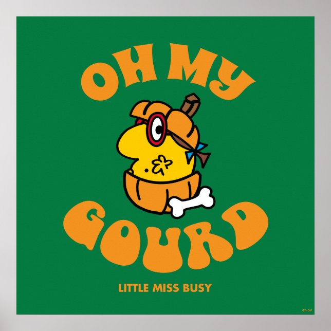 Poster Menina Ocupada Oh Meu Feliz Dia das Bruxas (Frente)