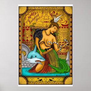 Poster menina palauense