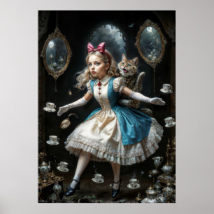 Poster Menina Perdida no País das Maravilhas