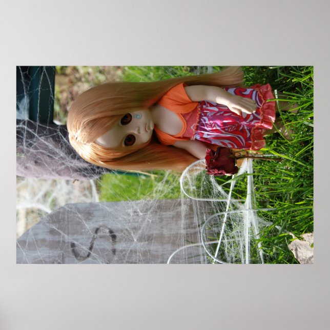 Póster Menina Sem Nome - Assombrando (Frente)