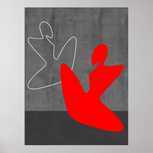 Poster Menina vermelha