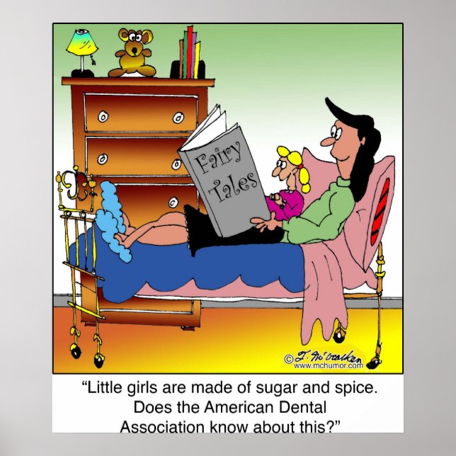 Póster Meninas, Açúcar, Tempero & Dentistas (Frente)