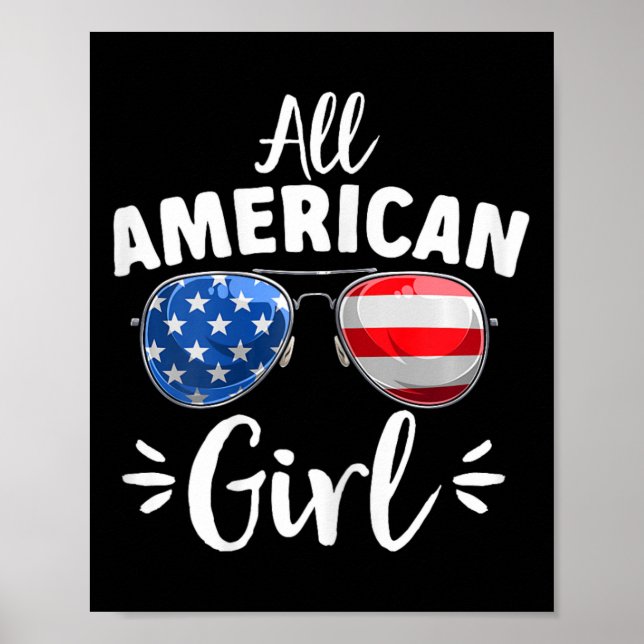 Poster Meninas Americanas 4 De Julho (Frente)