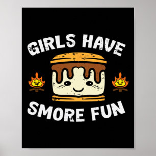 Poster Meninas De Acampamento Têm Meninas De Camper Mais 