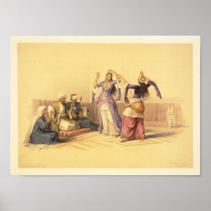 Póster Meninas de dança no Cairo